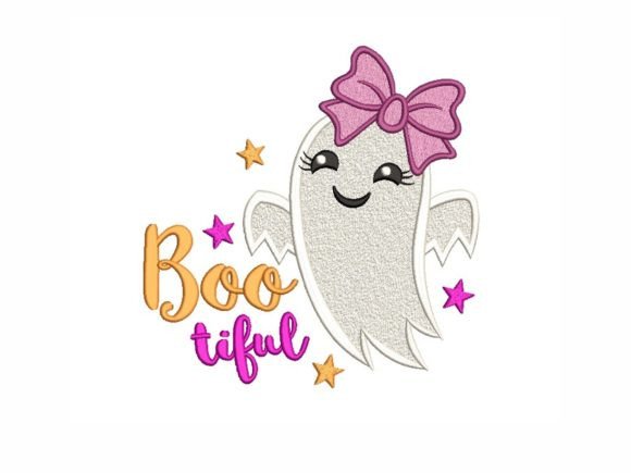 Bootiful Ghost Baby Girl Embroidery Review