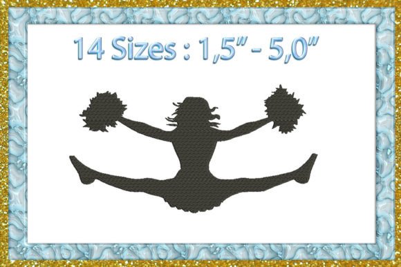 Cheerleader Embroidery Design Review