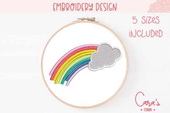 Cloud Rainbow Embroidery Design Review