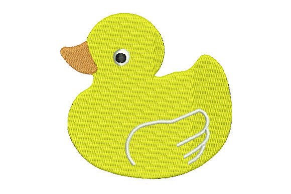 Cute Duckling Floating on Water Embroidery Review