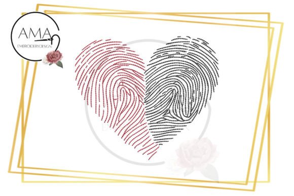 Fingerprints Heart Embroidery Review