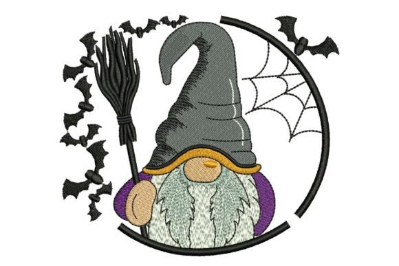 Halloween Wreath Gnome Embroidery Review