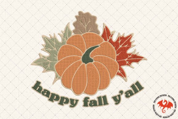 Happy Fall Y all Embroidery Review