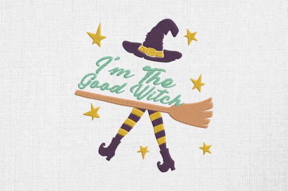 I'm the Good Witch Embroidery Review