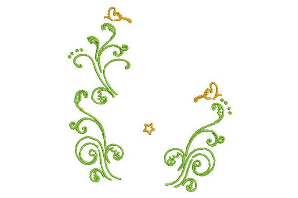 Ivy with Butterflies and Stars Embroidery Review
