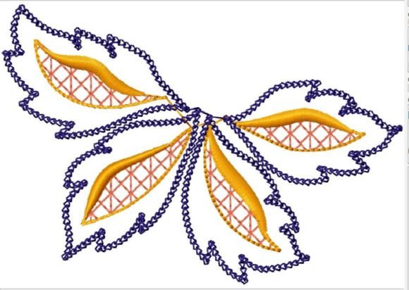 Leaves Hemstitch Embroidery Review for Boutique Sweatshirts