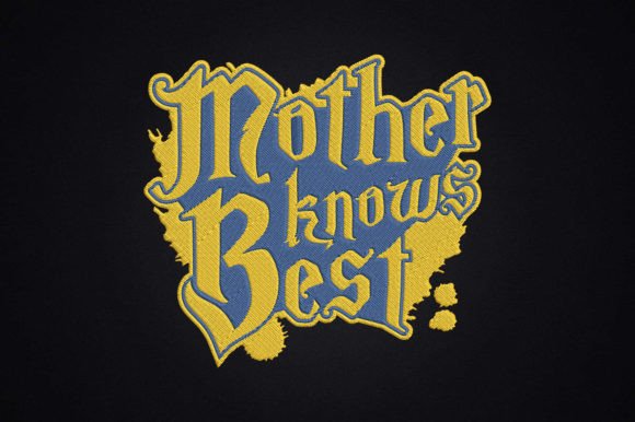 Mother Knows Best Gift for Mom Embroidery Review