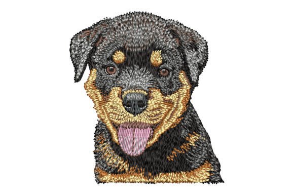 Rottweiler Puppy Embroidery Review