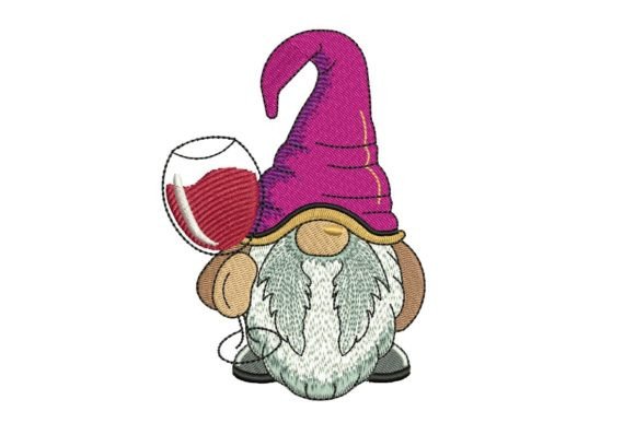 Wine Gnome Embroidery Design Review